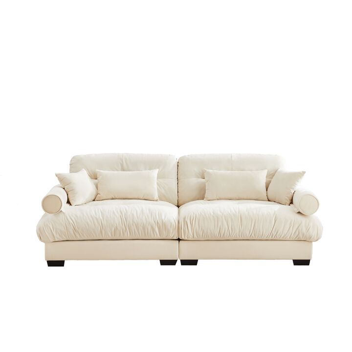 Plizer Large Size Modern Loveseat
