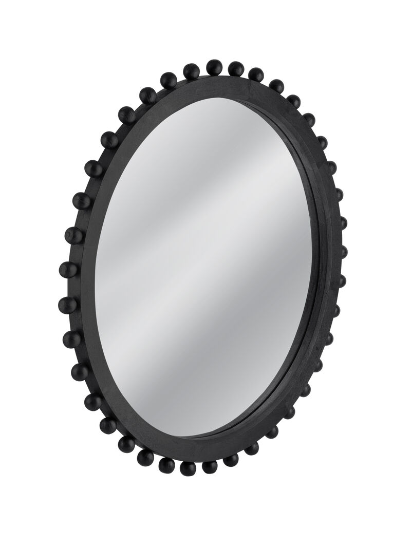 Round Renn Wall Mirror in Black