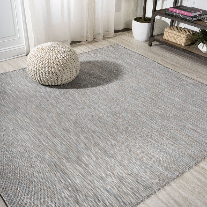 Ethan Modern Flatweave Solid Square Area Rug