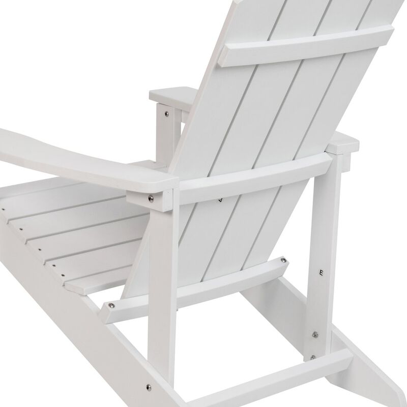 Commercial All-Weather Poly Resin Wood Adirondack Chair image number 8