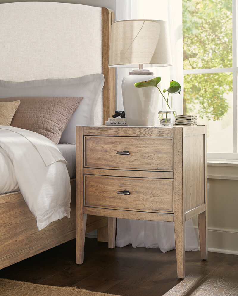 Vineyard Row Two Drawer Nightstand
