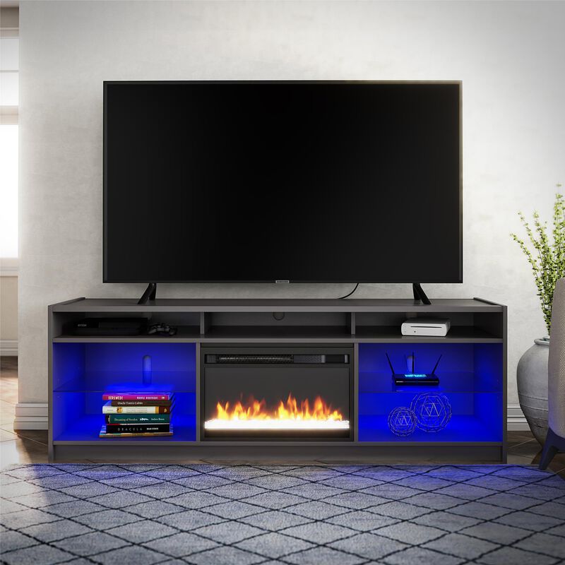 Luna Fireplace TV Stand for TVs up to 75"