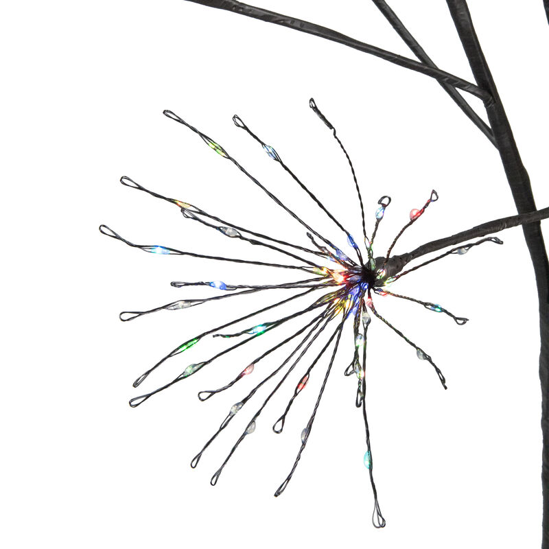 5' LED Lighted Christmas Fireworks Tree  Multi-Color Lights image number 3