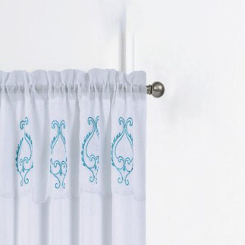 RT Designers Collection Jayla Stylish & Premium Embroidered Curtain Panel