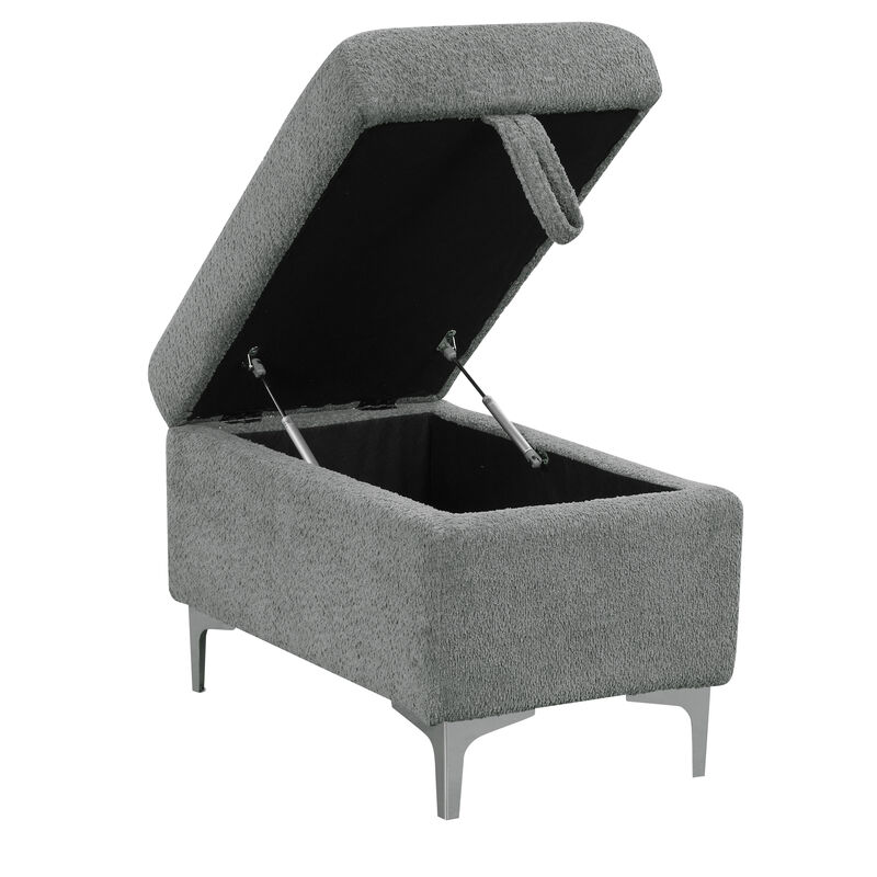 Merax Merax L-shaped Sofa with 2 Cup Holders and 2 USB Ports image number 8