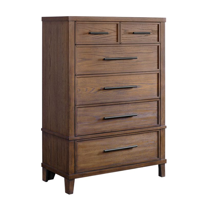 Hudson Oak Drawer Chest image number 1