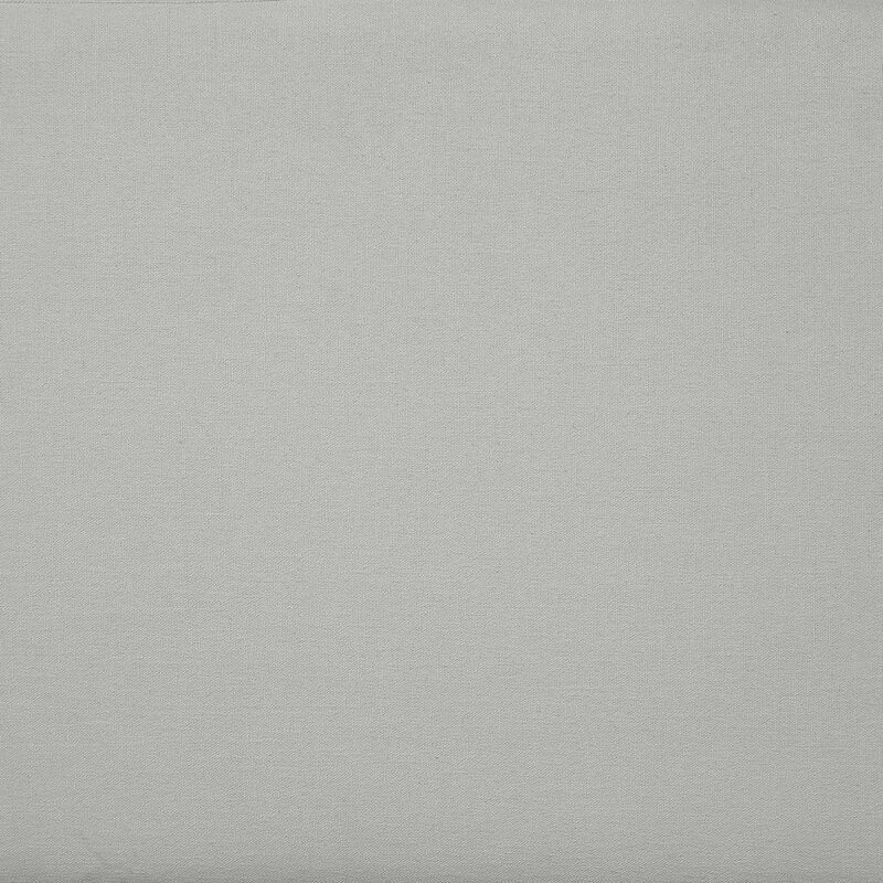 Meridian Furniture Comfy Grey Linen Textured Fabric Modular Ottoman