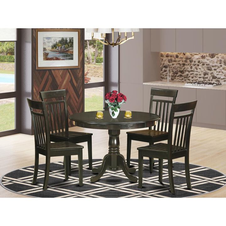 5 Pc Kitchen nook Dining set-breakfast nook-Table and 4 dinette Chairs.