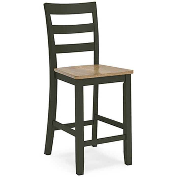 Gesthaven Counter Height Barstool- Green