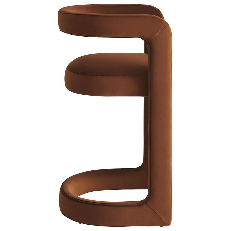 Winslow Performance Velvet Counter Stool image number 3