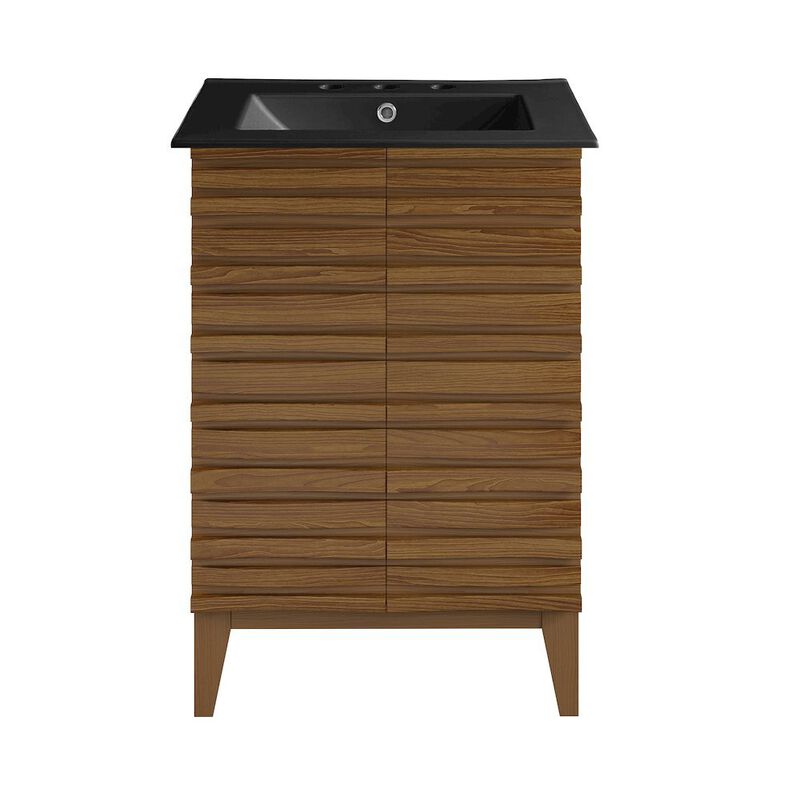 Cascade 24 in. Bathroom Vanity with 3-Hole Ceramic Sink Top image number 0