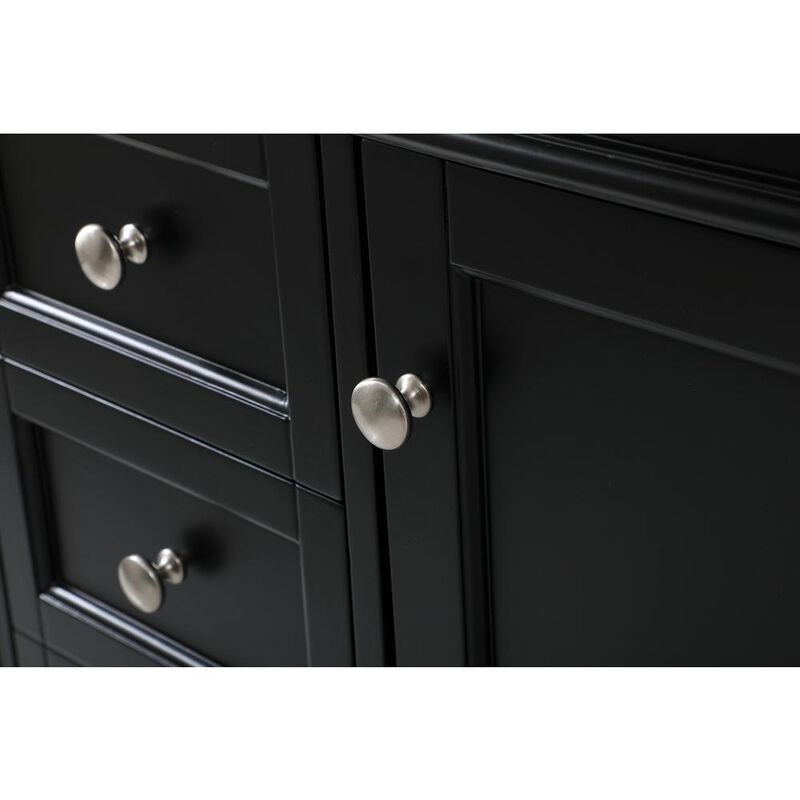 Elegant Kitchen and Bath 42 inch Single bathroom vanity in black