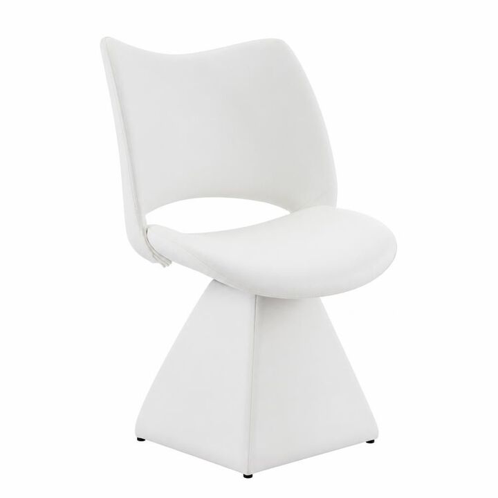 GOODSILO Swivel High-Back Upholstered Dining Chair with Sturdy Hardwood Frame, Comfortable Cushioned Seating for Multi-Use Spaces