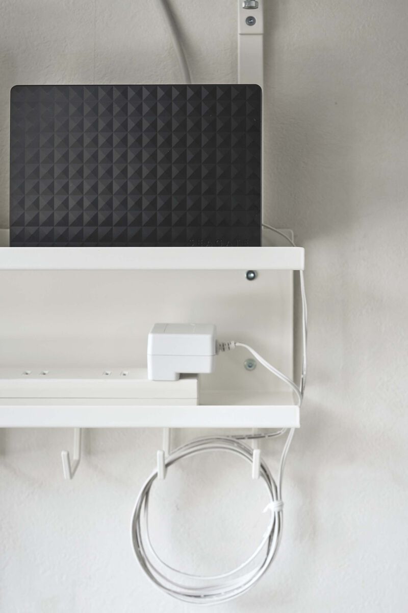 Under-Desk Cable & Router Storage Rack