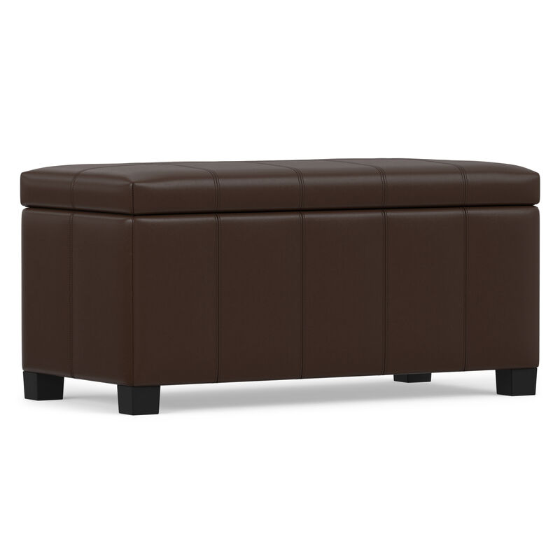 Simpli Home Dover Storage Ottoman Bench image number 7