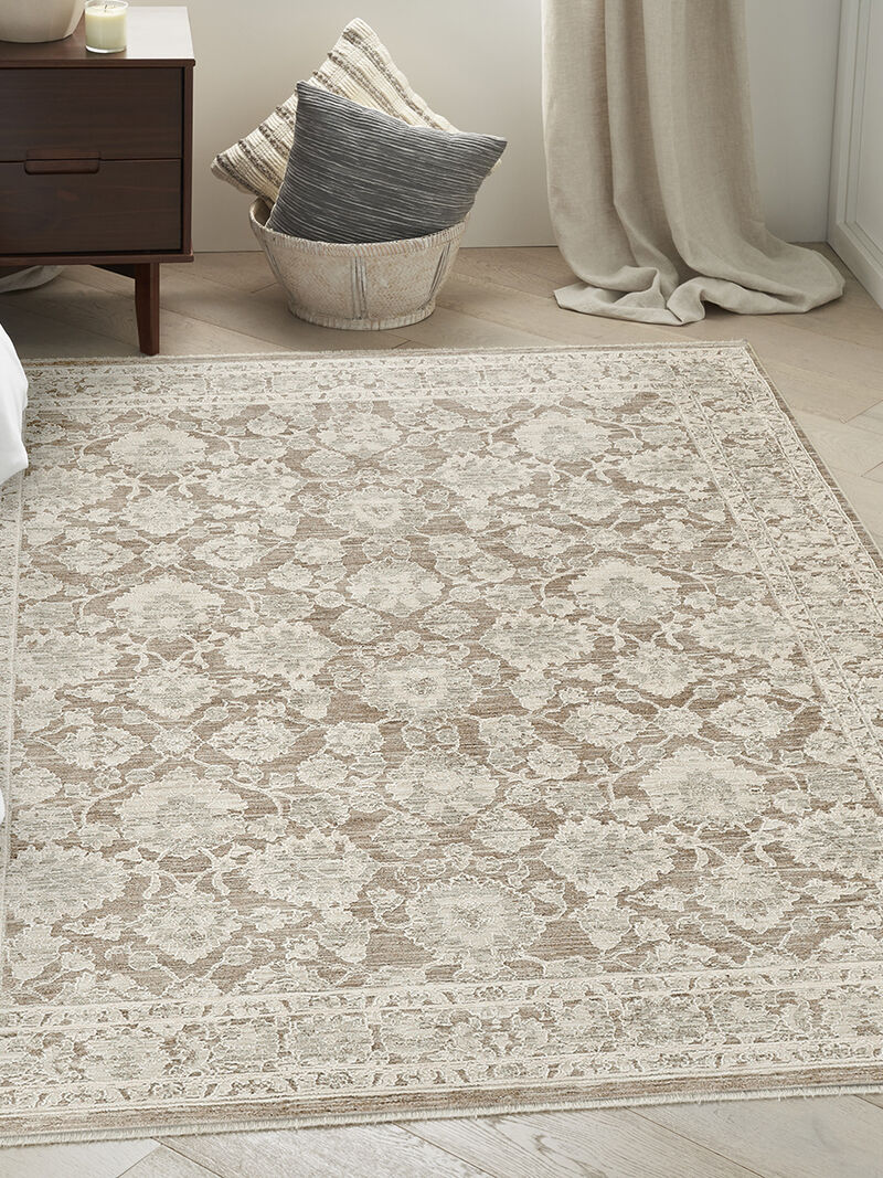 Shadows SHW03 Ivory/Mocha 5'3" x 7'3" Rug