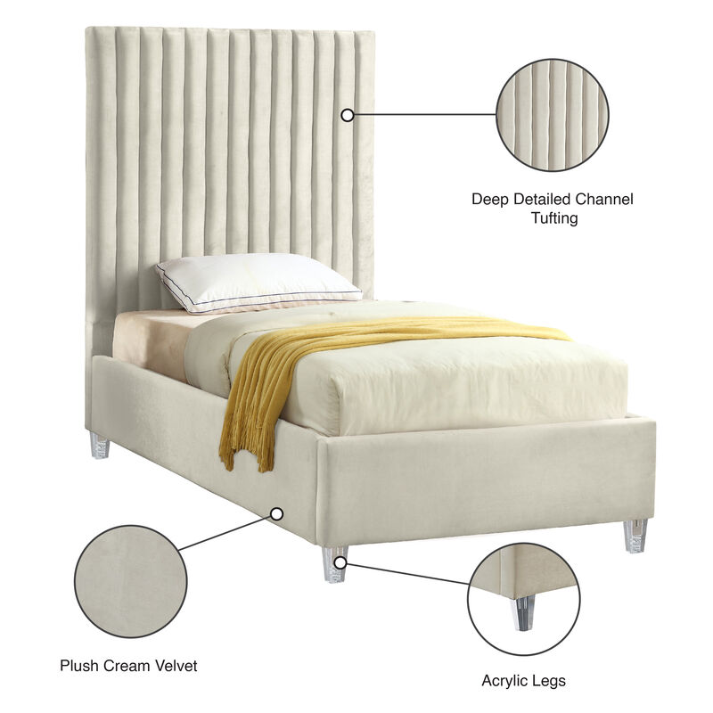 Meridian Furniture Candace Twin Bed image number 4