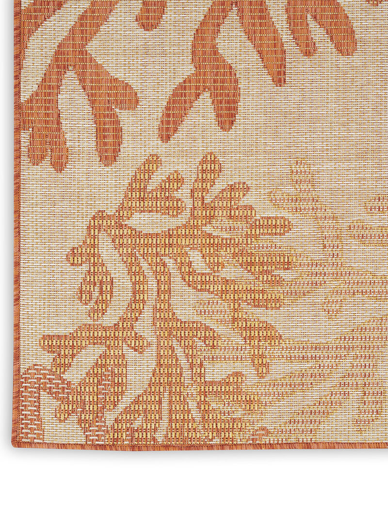 Garden Oasis GOA05 Coral 6' x 9' Rug