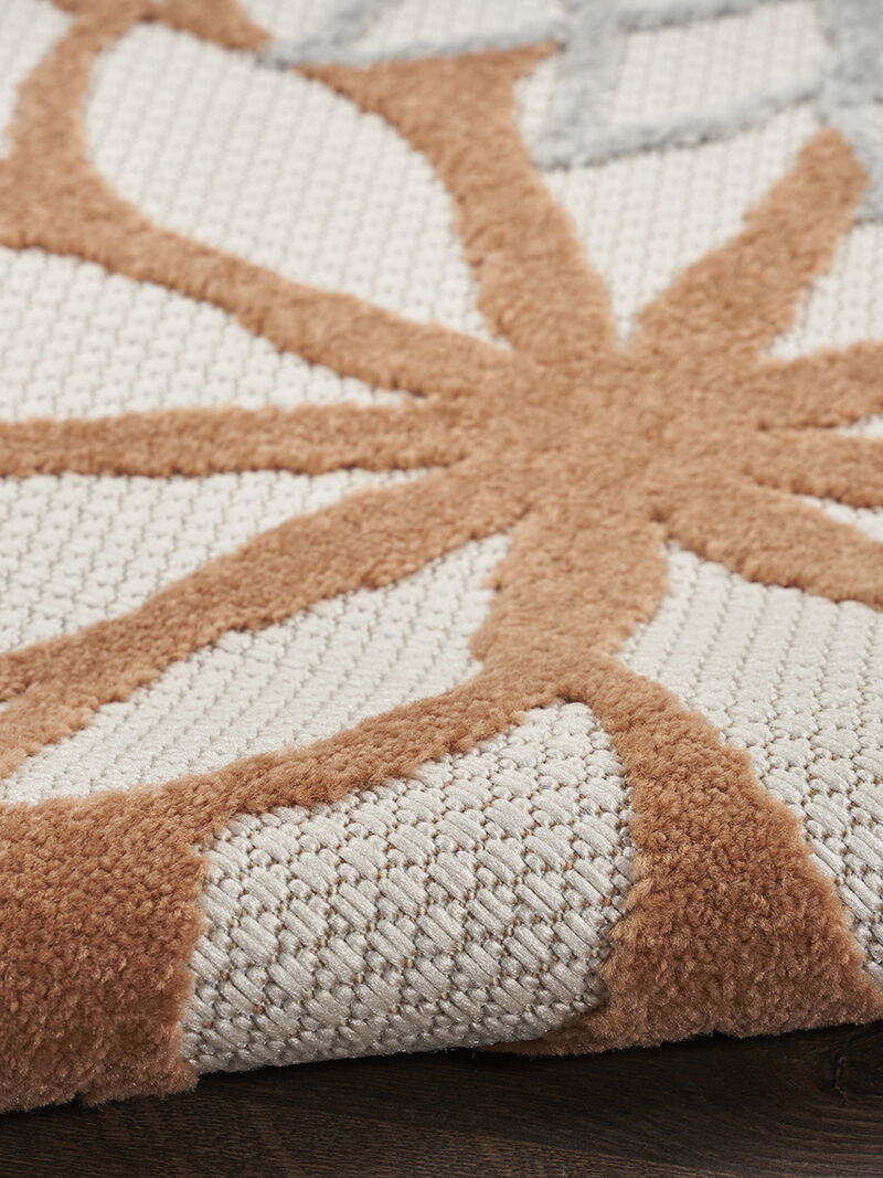 Aloha ALH05 Ivory/Multicolor 3'6" x 5'6" Rug