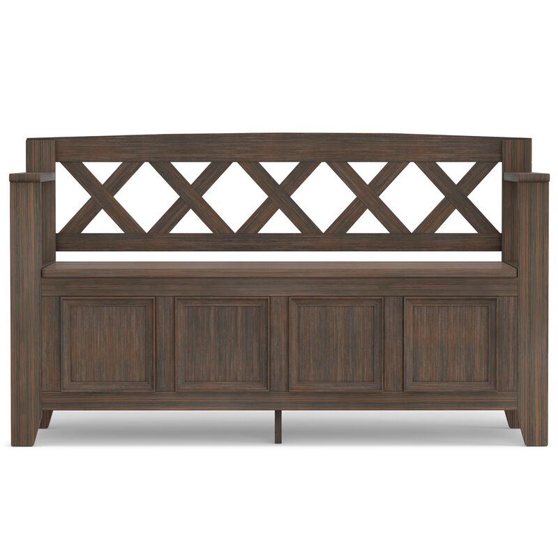 Simpli Home Amherst Entryway Storage Bench image number 2
