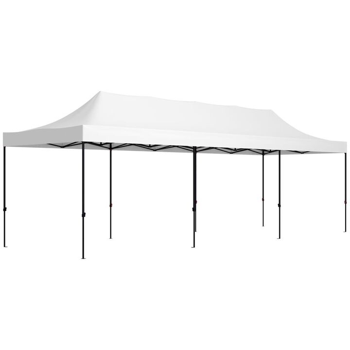 Hivvago 9.5x28 Outdoor Pop Up Party Tent with Weights