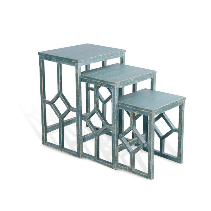 Sunny Designs Sea Grass Nesting Table