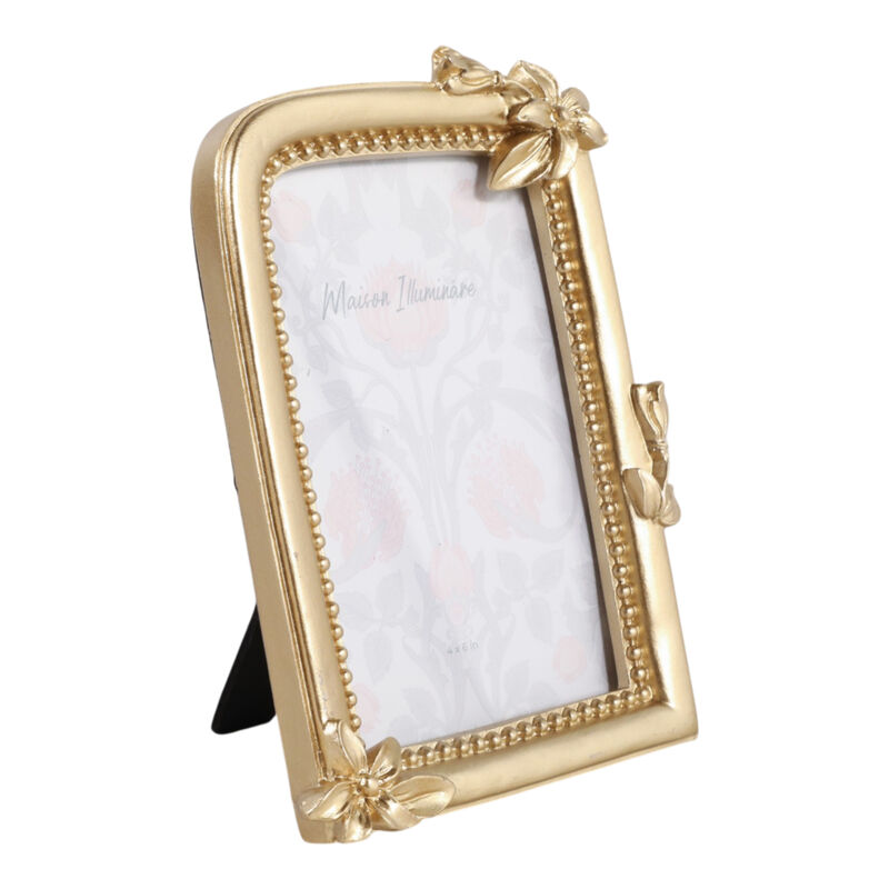 4x6 Arch Photo Frame W/Flowers image number 1
