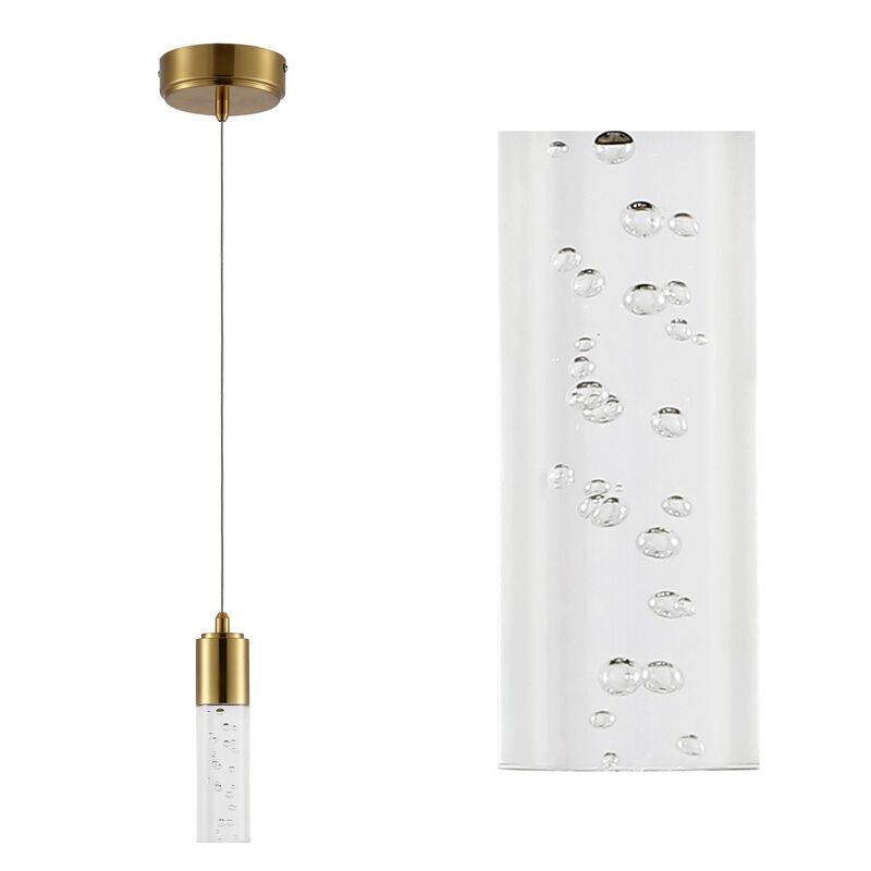 Bolha Bubble Acryliciron Modern Minimalist Integrated LED Pendant