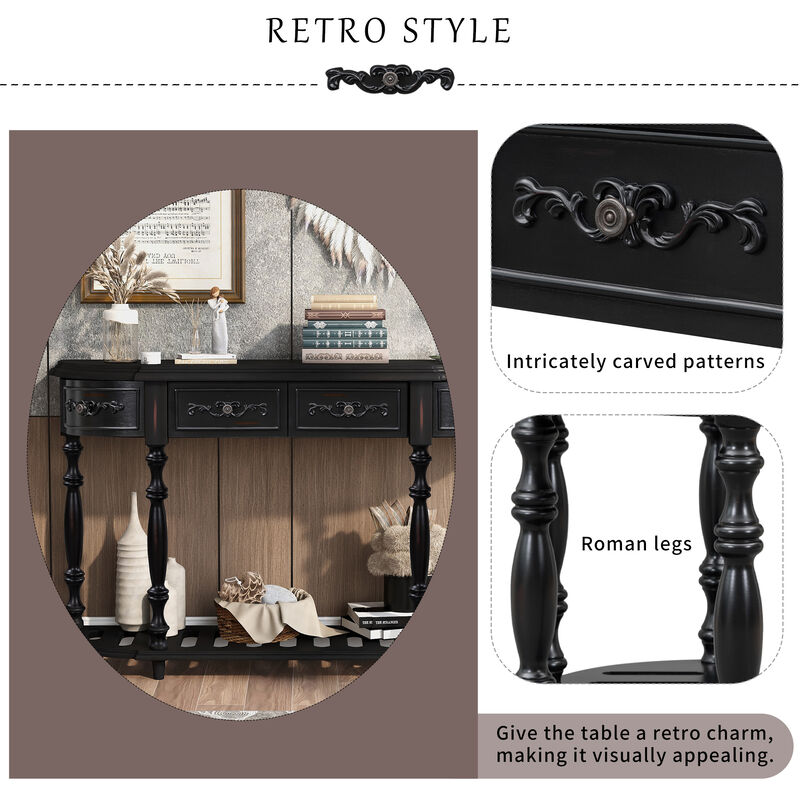 Deques Curved Console Table image number 3