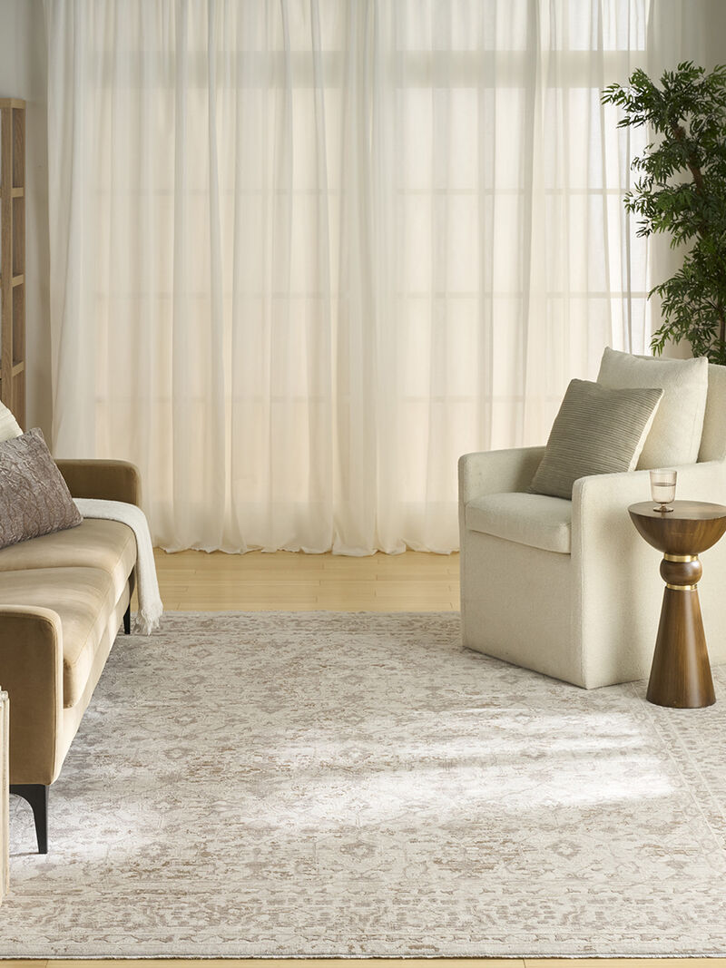 Shadows SHW05 Ivory/Gray 9' x 12' Rug