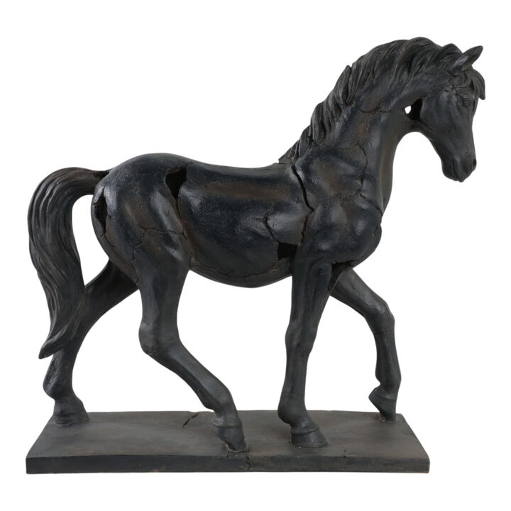 Cracked Horse Sculpture