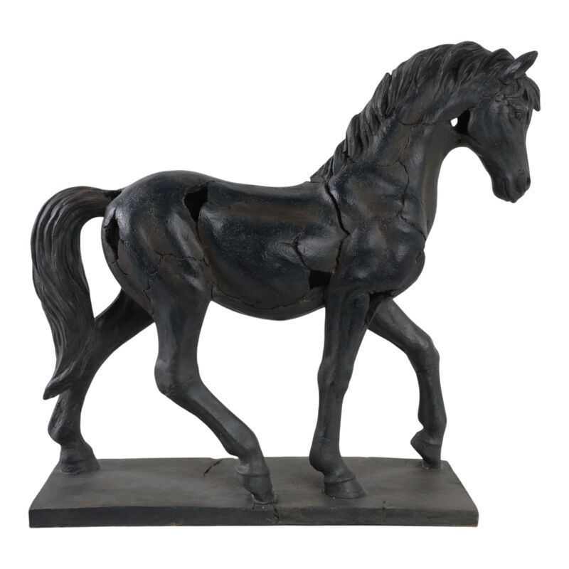 Cracked Horse Sculpture image number 0