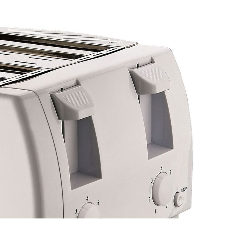 Brentwood 4 Slice Cool Touch Toaster in White image number 2