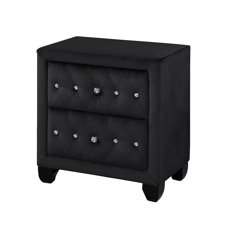 Ceralissiq Tufted 2-Drawer Nightstand image number 6