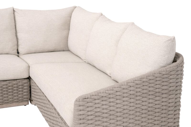 Caspian Outdoor Modular Right Facing 1-Arm Sofa image number 4