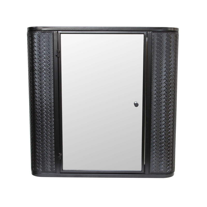 ELEMENT ACE Wall-Mounted Bathroom Cabinet with Mirror Metal Framed Door Medicine Cabinet Inner Shelves Storage Modern Farmhouse Style image number 0