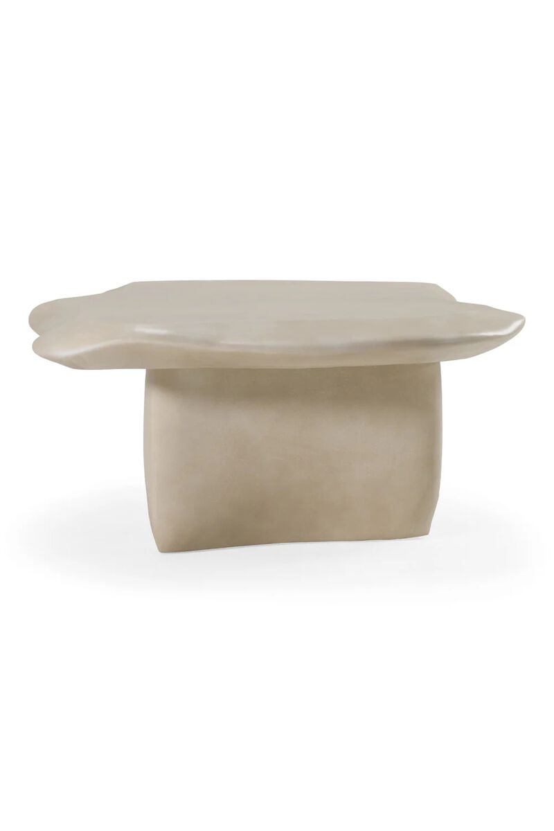 Free-form Concrete Coffee Table | OROA Modern Slone image number 3