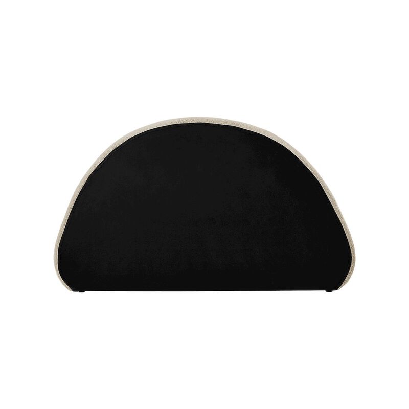 Meridian Furniture Rudy Beige Teddy Fabric Queen Bed