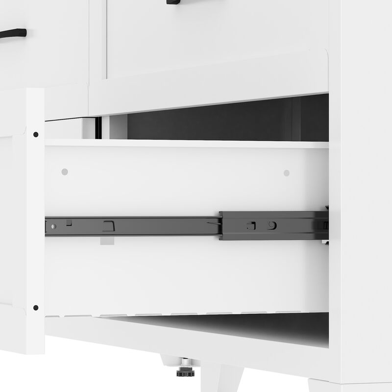 Kankes 6 Drawer Metal Dresse image number 7