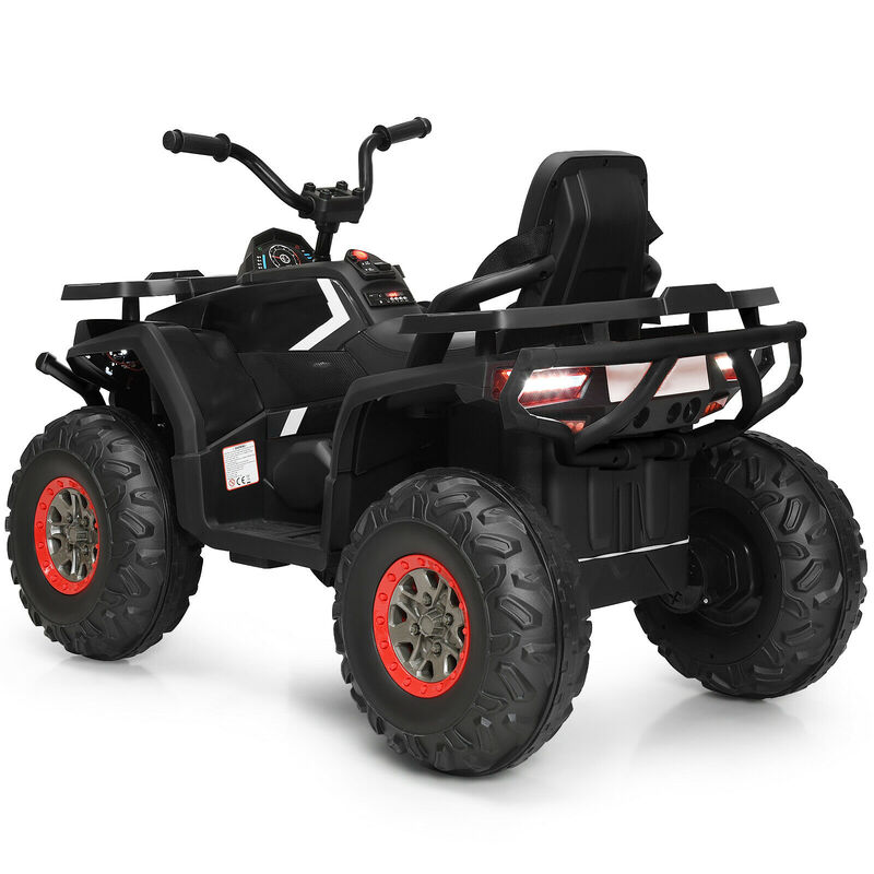 12V Kids Ride On ATV 4 Wheel Electric Vehicle with 2 Speeds and Lights image number 3
