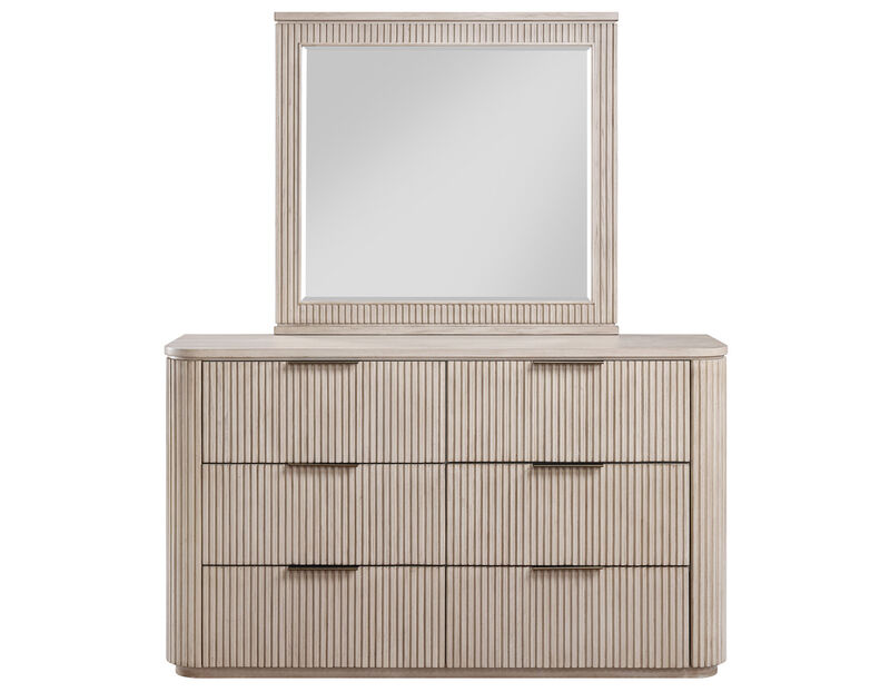 Henry 6-Drawer Dresser & Mirror