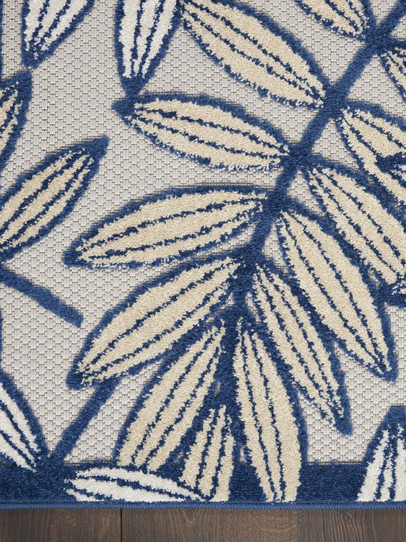 Aloha ALH18 Ivory/Navy 3'6" x 5'6" Rug