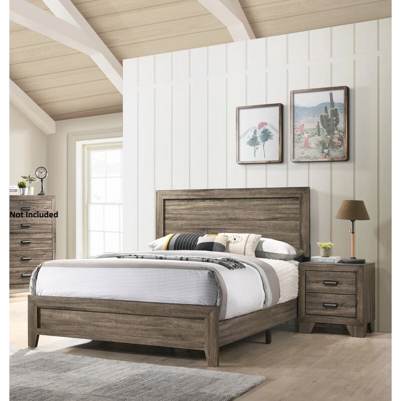 Streamdale Rustic Gray 2-Drawer Nightstand image number 3