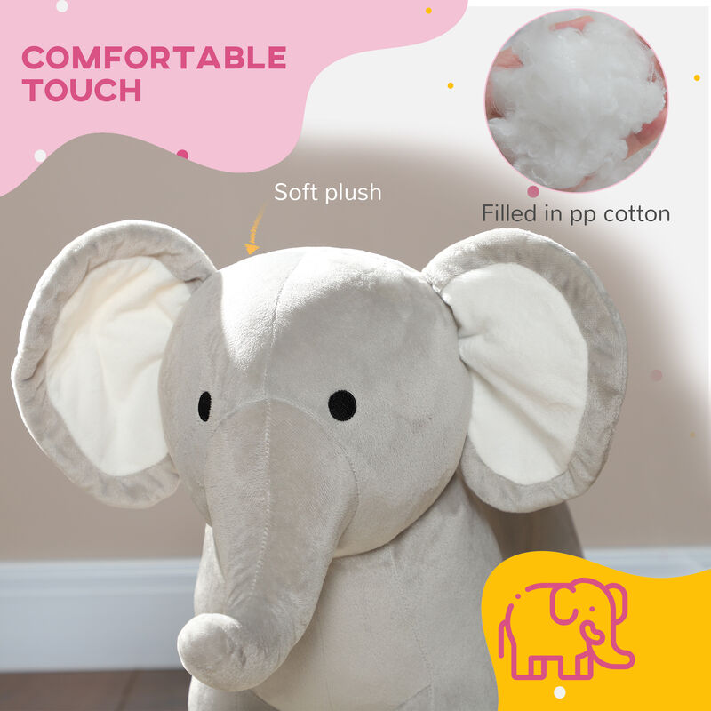 BreeBe Elephant Rocker with Realistic Sounds (Ages 2&ndash;4) image number 6