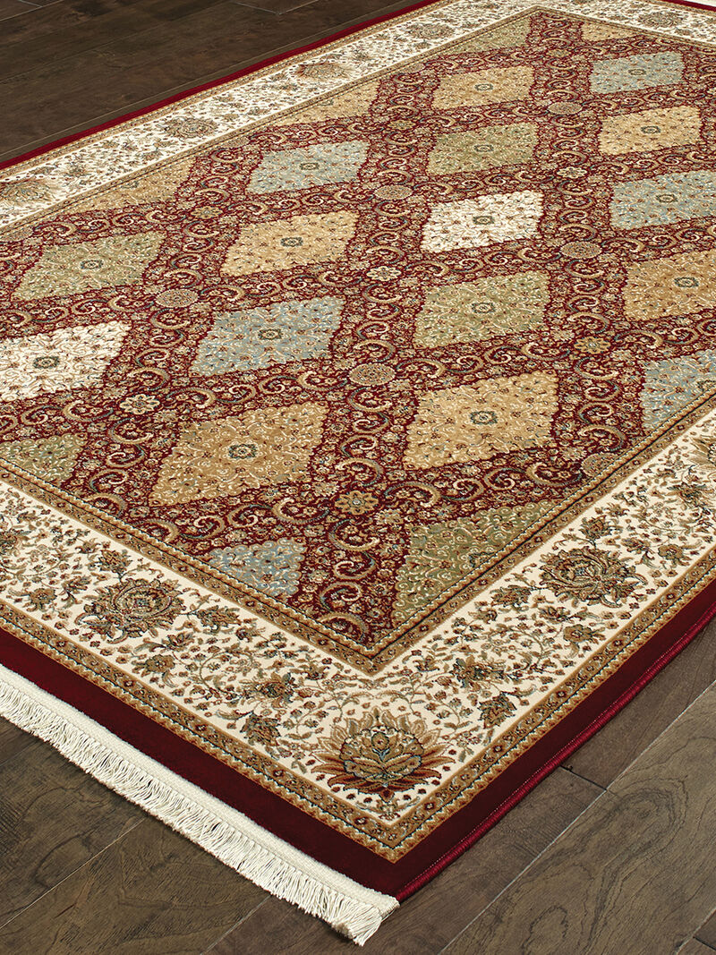 Masterpiece 5'3" x 7'6" Red Rug image number 1