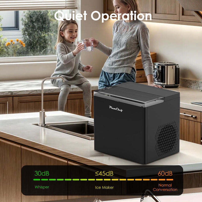 Bullet Ice Maker Machine Countertop, 26 Lbs Daily Output, 1.6L Water Tank, Ultra-Quiet Portable Ice Maker image number 2