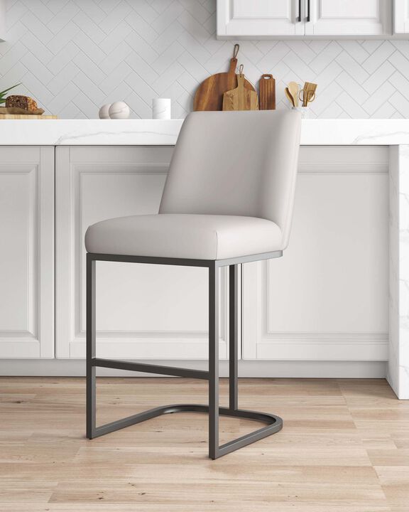 Serena Light Gray Counter Stool