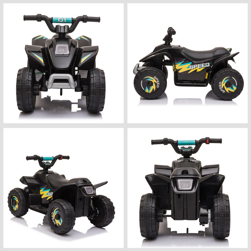 BreeBe 6V Kids ATV 4-Wheeler Ride on Car, Electric Motorized Quad Battery Powered Vehicle with Forward/Reverse Switch image number 7