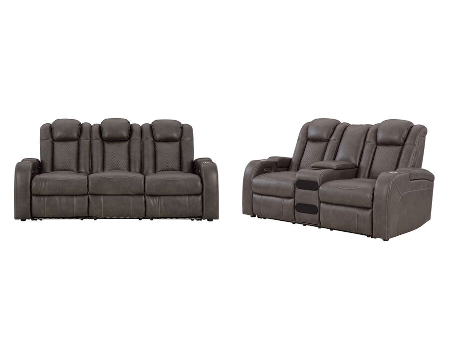 Fyne-Dyme Power Reclining 2-Piece Living Room Set