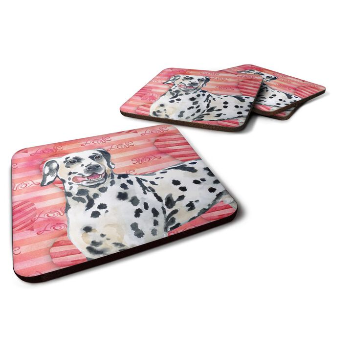Caroline's Treasures Dalmatian Love Decorative coasters, Multicolor